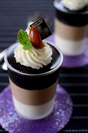 三层咖啡布丁